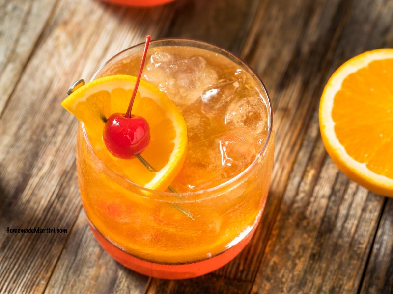 Alcohol Free Old Fashioned Drink